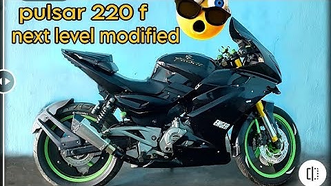 Pulsar 220 f Full Modified Like A Superbike 🏍️🏍️\\ pulsar bike modification \\  #pulsar220 #modified