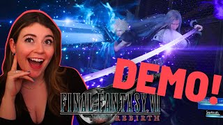 FINAL FANTASY VII REBIRTH demo has PLAYABLE SEPHIROTH! | Reaction & Analysis | JessCapricorn