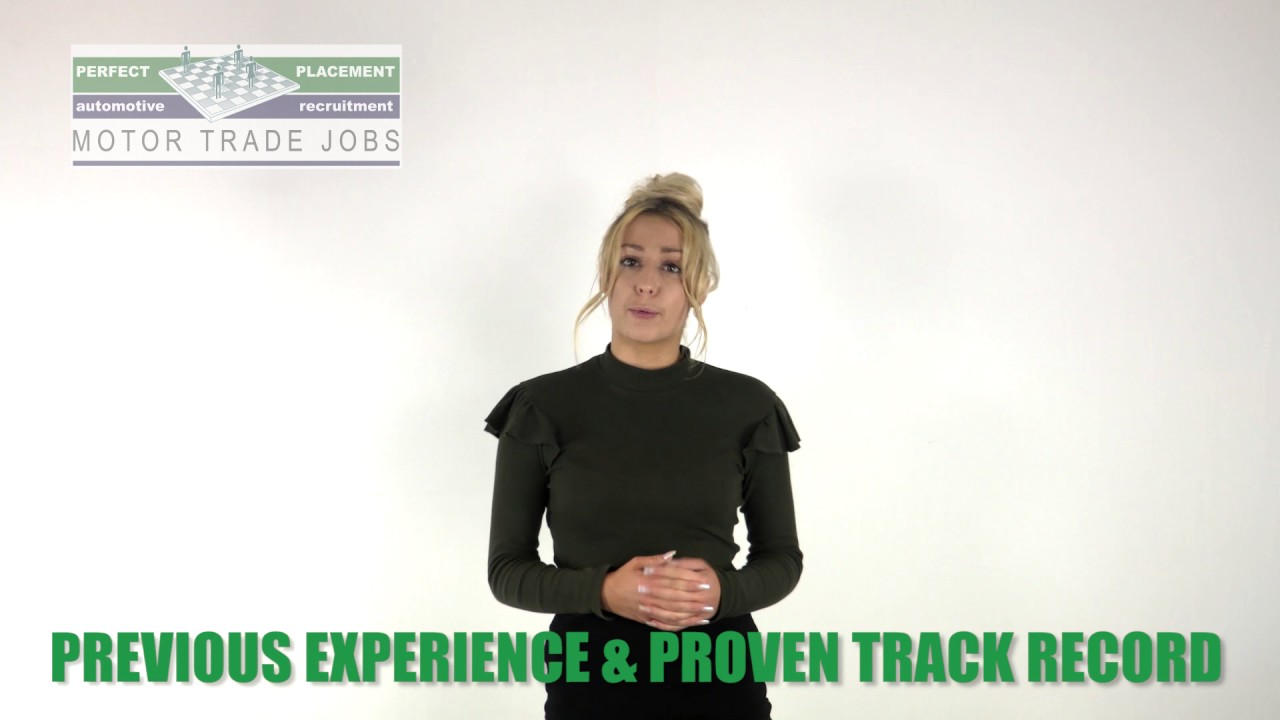 Perfect Placement Motor Trade Jobs YouTube