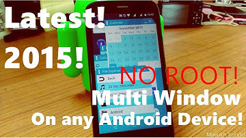 [No root] How to get Multi Window on any Android Device! Latest 2015!
