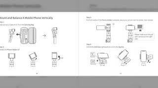 FUNSNAP Capture 2s Combo 3 Axis Gimbal Stabilizer English User Manual