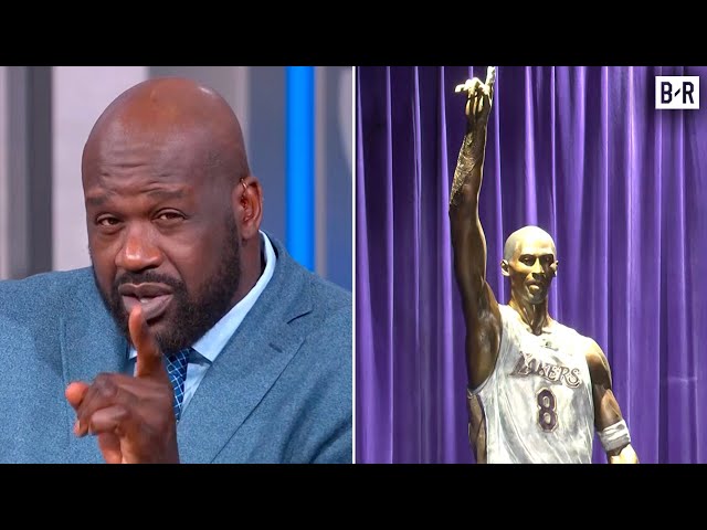 Shaq's Emotional Reaction to Kobe Bryant Statue Unveiling | Inside the NBA class=