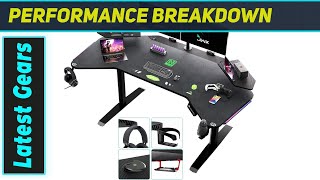 JWX Dual Motor Standing Desk: The Ultimate Gaming & Music Hub