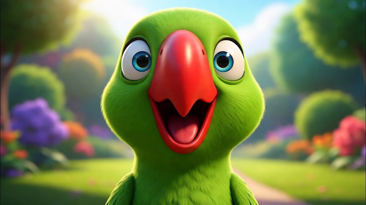 Main Tota Hare Rang Ka 🦜 | Mithu Mithu | Hindi Nursery Rhymes for Kids ...