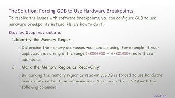 Can I Force GDB to Step Using Hardware Breakpoints?