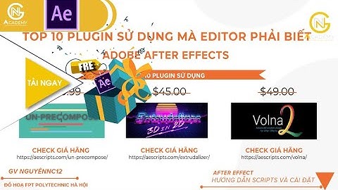 Top 10 Plug-ins After Effects cho người mới bắt đầu 2025