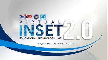 Day 4 - Morning Session (September 2, 2021) - Virtual INSET 2.0 2021