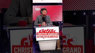 Christophe Beaugrand au concert de Dorothée