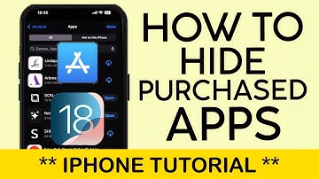 How to Hide Purchased Apps on App Store | iOS 18 Tutorial 2024