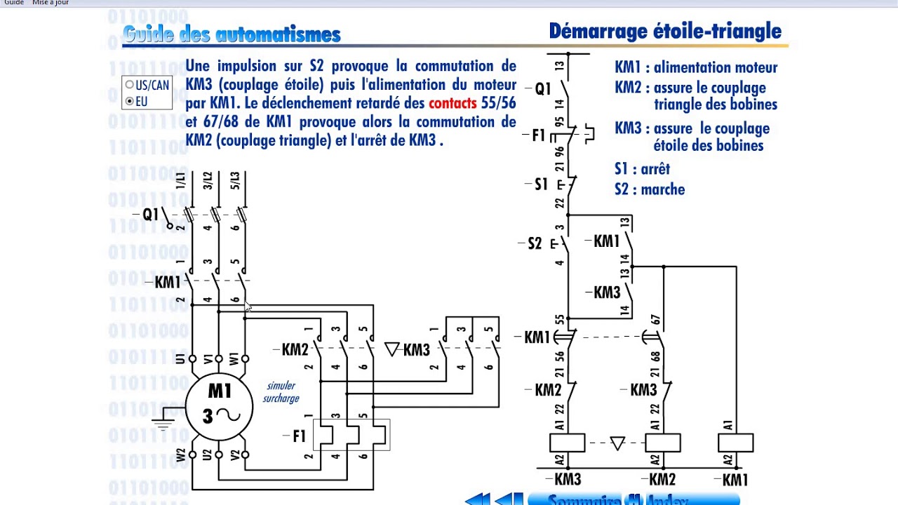 Démarrage étoile triangle des moteurs asynchrones