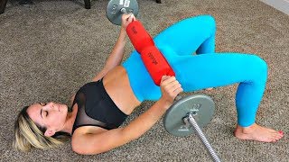 Tip to get a Bigger Butt when doing Squats! Squat Sponge Challenge