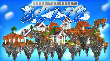 Minecraft FTB Skies | SKY VILLAGES! #11 [Modded Questing Skyblock]