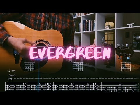 Evergreen Richy Mitch x The Coal Miners Сover Guitar Tab Lesson Tutorial