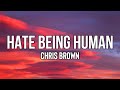 Chris Brown - Hate Being Human (Lyrics) | Say that I will never tell a lie to my baby