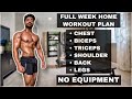 Full Week Workout Plan At Home (No Equipment)