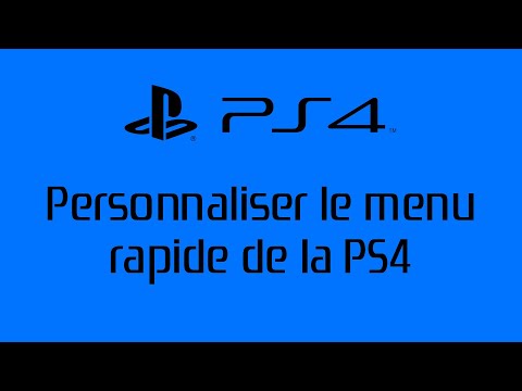 [PS4 - Système Playstation]TUTO - Personnaliser le menu rapide de la PS4