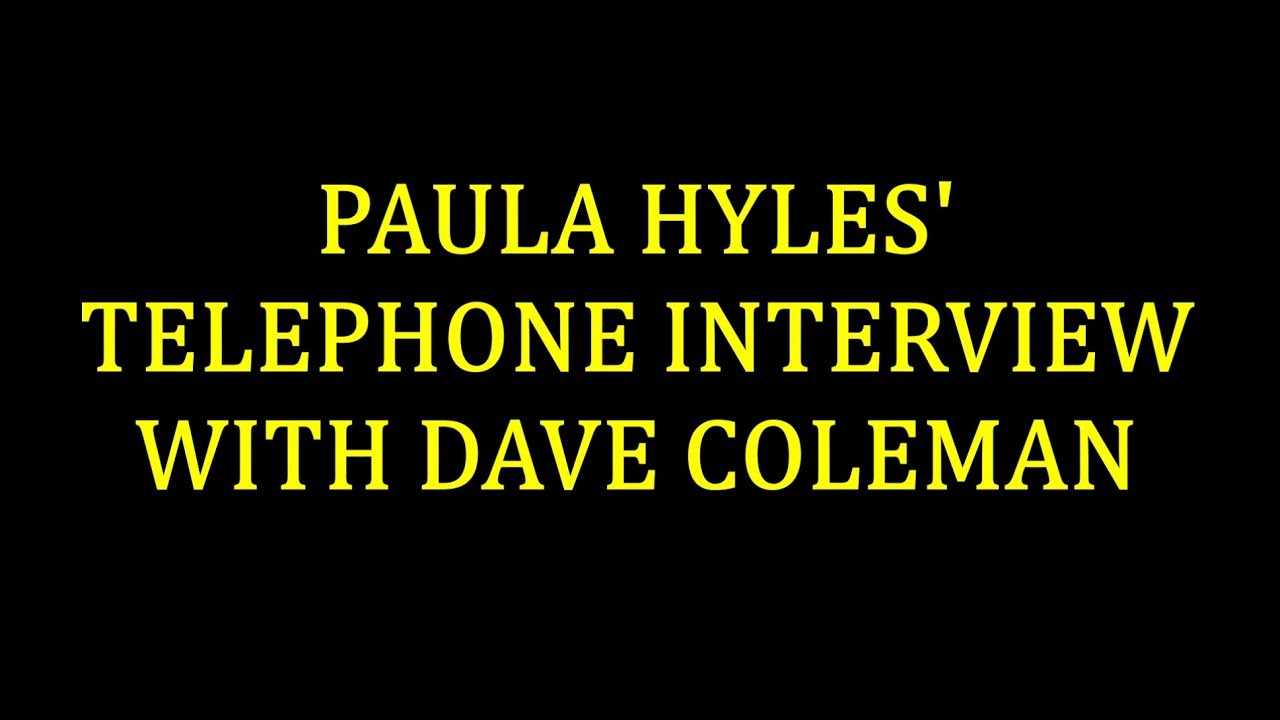 Paula Hyles - Audio Interview - 1989