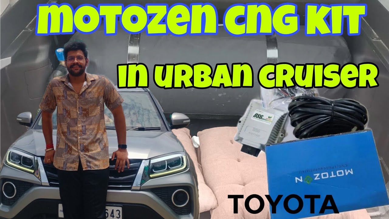 installing motozen cng kit in toyota urban cruiser 
