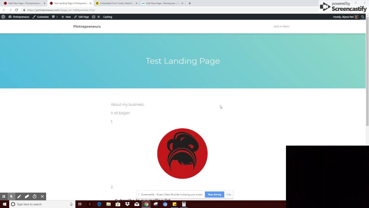 How to Create a Landing Page in Wordpress - YouTube