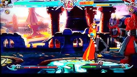 Blazblue Chrono Phantasma Extend Arcade Mode with Terumi Hell Difficulty (Part 2)
