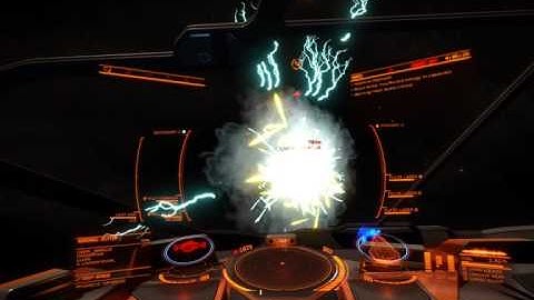 Elite Dangerous 2.2 - 70% hull challenge, Cutter vs Python (friendly PvP)