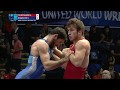 GOLD GR - 55 kg: N. TSURTSUMIA (GEO) v. V. KABALOEV (RUS)