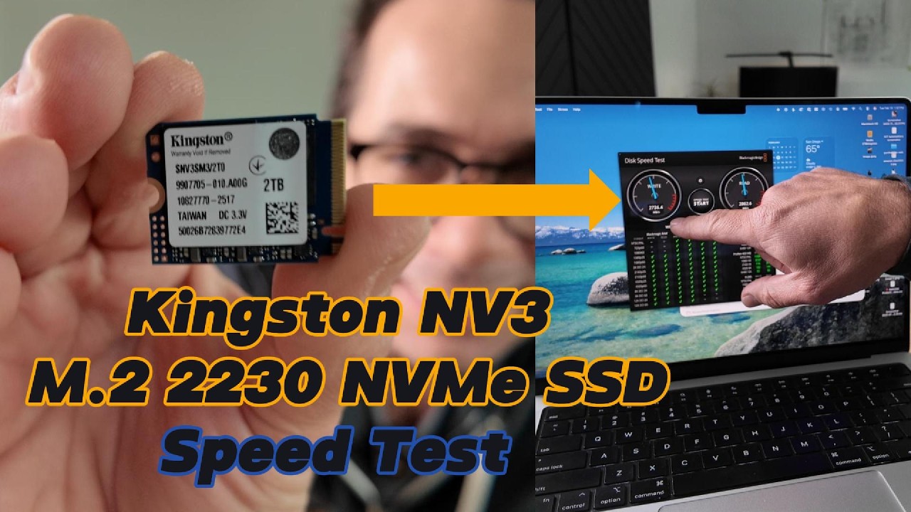 Kingston NV3 2TB SSD Speed Test in Black Magic - YouTube