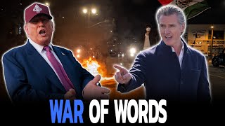 Tensions RISE: Trump, Newsom At Each Other's THROATS, Trade Insults Over LA Protests | TRENDING