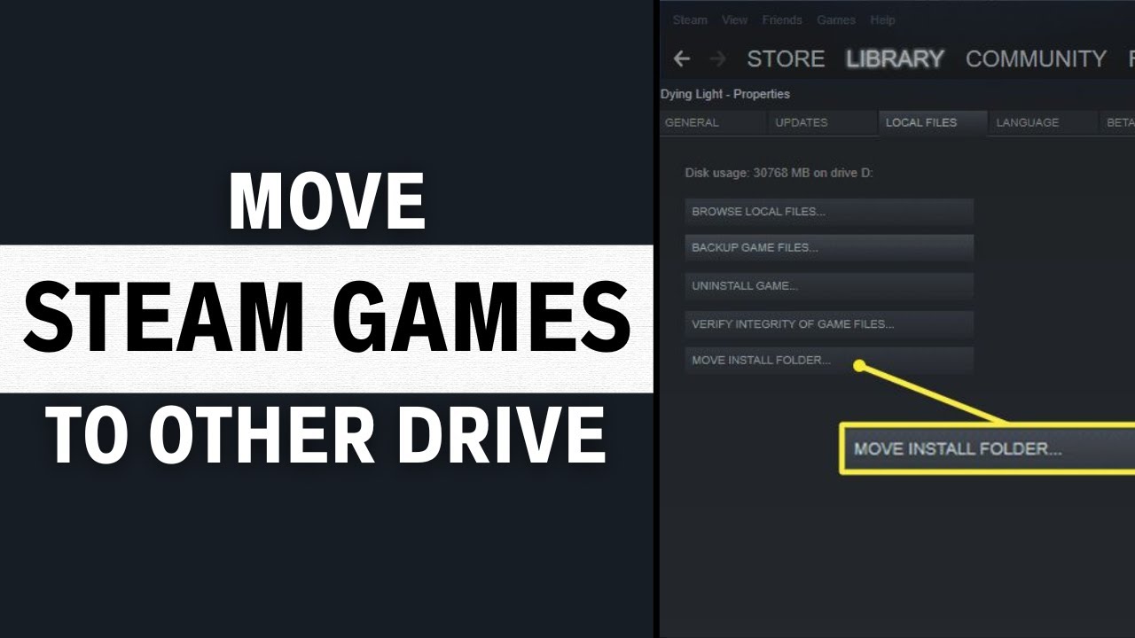 How To Move Steam Games To Another Hard Drive 2024 UPDATED YouTube 