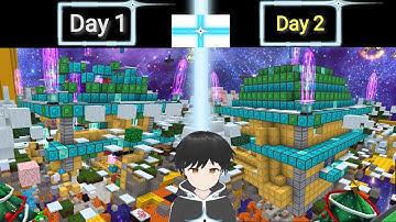 How I Rebuild my house in Sky Block for 2 Days! Day 2