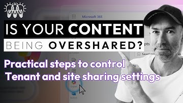 Mastering SharePoint Tenant and Site Sharing Settings