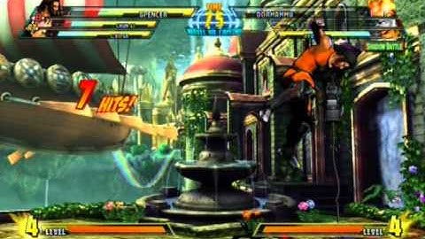 MvC3: Shadow mode Match 7 [New Chun Li Infinite]
