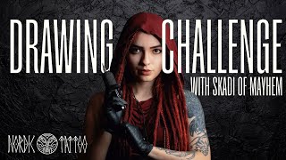 Godmask Drawing Challenge With Skadi Of Mayhem