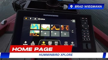 Everything you need to know about the Humminbird XPLORE Home Screen