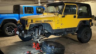 Completely Rebuilt My Front Axle In The Jeep TJ!