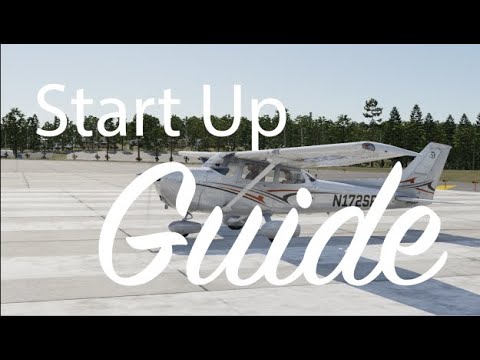 How To Start Up The Cessna 172 In X Plane 12 - YouTube