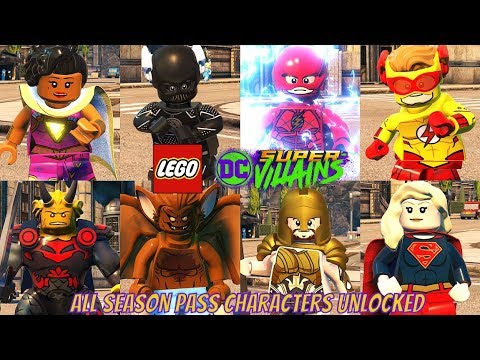 DC All Season Pass DLC Characters Unlocked - YouTube