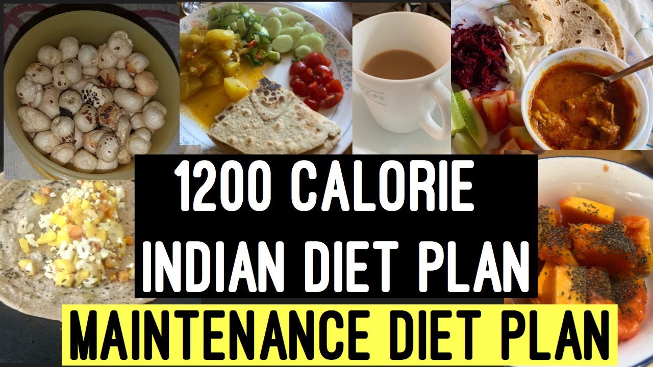 Maintenance Diet Plan 1200 Calories Indian Diet Plan Azra Khan Fitness