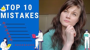 What are most common mistakes software engineers make in their career