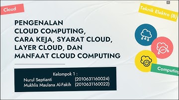 Pengenalan Cloud Computing - Kelompok 1 - Mata Kuliah Blockchain dan Cloud Computing.