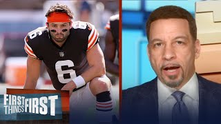 Baker Mayfield requests trade, Browns smart to refuse? — Broussard | NFL | FIRST THINGS FIRST