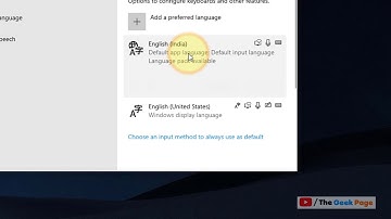 How to add US International Keyboard in Windows 10