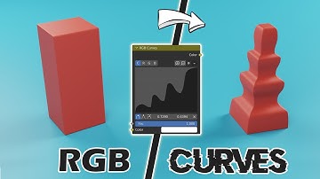 Create Geometry with RGB Curves with Geometry nodes in Blender