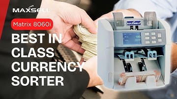 Matrix 8060i - Dual Pocket Bank Note Sorter