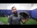 BREAKING IN A CATCHERS MITT  IN ONE DAY (GAME READY)