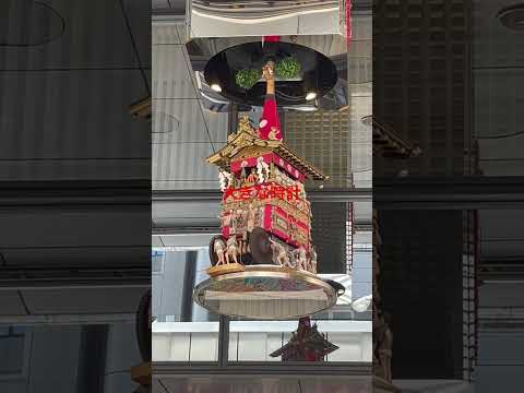京都四条のからくり時計🕰。。(野村證券京都支店の玄関口に設置)