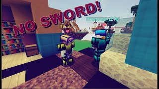 No sword challenge | Hypixel Solo Bedwars