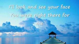 Faith Hill - There you&#39;ll be (lyrics)