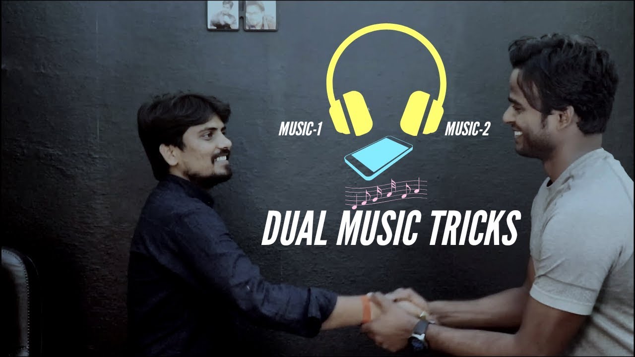 Listen Two different songs on single Earphone Dual music trick in one