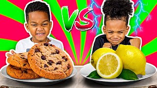 Sour Vs Sweet Food Challenge With The Prince Family